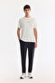 Men's Ecru Crew Neck Printed Soft Touch Breathable Regular Fit T-Shirt A61Y1020 - 5
