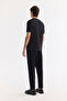 Men's Black Crew Neck Cotton Elastane Regular Fit T-Shirt A61Y1023 - 5