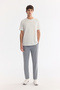 Men's Ecru Crew Neck Breathable Soft Touch Printed Regular Fit T-Shirt A61Y1021 - 6