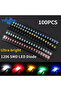 YTDMEN White-100pcs 100PCS 1206 Smd LED Blue Yellow Green White Red LED Light Diodes DIY Electronics - 8