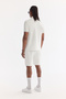 Men's White Non-Curling Polo Collar Cotton Pack Technical Fabric Regular Fit T-Shirt A61Y1097 - 5