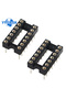10pcs DIP-14 Round Hole 14Pins IC Sockets 2.54MM DIP14 IC Sockets Adaptor Solder Connector - 2