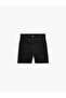 High Waist Slim Fit Interlock Sports Biker Leggings - 6