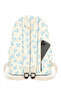 4-Compartment Large Size Blue Bow Patterned Women's Backpack - Daily Use Women's Backpack - 3