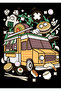 Unisex Kitchen Cooking Apron Food Tool Cute Character Printed Comfortable Cut Cotton Casual Modern - 4