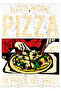 Unisex Kitchen Apron Pizza Printed Retro Design Digital Printing Relaxed Fit Casual Modern Stylish Elegant - 4