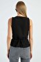 Linen Look Vest with Tie Detail - 7