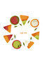 Unisex Kitchen Chef Apron Nachos Taco Printed Graphic Pattern Relaxed Fit Daily Use Modern Stylish - 4