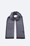 Men's Navy Blue Patterned Shawl A52Y9404