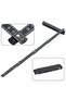 Black 1M 1MSlide Ten-Parts Fold Up Rulers 3ft Folding Versatile Inside Reading Carpenter's Ruler Edu - 4