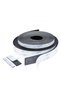 50cm 1mm x 10mm 50cm Black Silicone Self Adhesive Seal Gasket Anti-skid Shock Absorption High Tempe - 2
