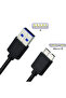 10cm USB 3.0 Cable A to Micro B high Speed Upto 5 Gbps Data Transfer Cable for Portable External - 6