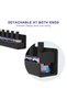 black Nail Polish Wall Rack: 4 Shelves 15 Inch Black Acrylic Nail Polish Organizer for 48-66 Bottles - 3