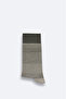 Men's Khaki Bamboo Patterned Socks A52Y8501