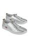 , Women's Genuine Leather Comfort Shoes 16155Z28981 Silver - 4