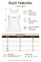 Women's White U-Neck Thick Strap Comfortable Cut Basic Athlete Blouse - 2