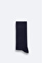 Men's Navy Blue Plain Bamboo Socks B008505