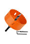 Hexagonal 75mm 1PC Orange Bimetal Opener 6.35mm MAX Habdle 17-80mm M42 Multi Functional Woodworking - 6