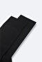 Men's Black Patterned Bamboo Socks A42Y8518 - 3