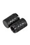 4Pcs Black 4pcs Universal Car Wheel Tire Valve Stem Caps Dust Covers Aluminum Tire Wheel Stem Air Va - 7