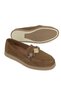 , Women's Genuine Leather Loafer Shoes 161359Z710 Caramel - 6