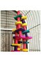 1pcs Parrot Chewing Toy Bird Parrot Blocks Knots Tearing Toy Bird Cage Bite Toy For African Grey ...