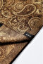 Men's Light Brown Tasseled Patterned Shawl A32Y9404 - 3