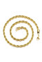 24inch 60cm 2MM 2-6MM Gold Color Twisted Rope Chain Necklace Stainless Steel Never Fade Waterproof C - 4