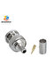 5sets 5/10Sets BNC Male Crimp Connectors RG58 Coax Cable Plug for CCTV Camera BNC Communication Conv - 4