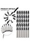 10Pcs Drill Bits Wood Drills With Center Point Wood Cutter Hole Sawcarpentry Tool 4mm Diameter Fo... - 3