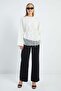 Fullamodest Lace Asymmetrical Cut Tie-Waist Tunic - 7