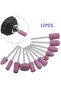 12Pcs Abrasive Polishing Mounted Stone For Rotary Tools Grinding Stone Wheel Head Tools 2.35mm Sh... - 8