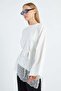 Fullamodest Lace Asymmetrical Cut Tie-Waist Tunic - 5