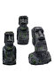 5x3x12cm Aquarium Moai Statues Easter Island Head Ornaments Statues Fish Tank Landscaping Decor Home - 2