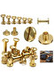8x3mm 30Pcs 10/20/30 Pcs Solids Brass Binding Screws Chicago Rivet Leather Craft Fasteners for Photo