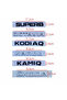 OCTAVIA Black ABS Car Rear Emblem Trunk Badge Sticker for Octavia Kodiaq Karoq Superb Rapid Fabia Ka - 4
