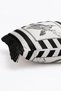 Black and White Striped Vintage Woodpecker Bird Illustration Fringed Throw Pillow Cover - 5
