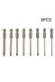 8Pcs 75mm Long Magnetic 1/4 Inch Hex Cross Head Screwdriver Bits Electric Screwdriver Head PH0 PH...