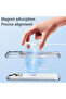 جراب شفاف فاخر مزود بشحن لاسلكي مغناطيسي لهاتف iPhone 17 Pro Max و iPhone 17 Air، يدعم تقنية MagSafe. - 4