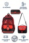 Spider Patterned Primary School Bag Set with Thermal Lunch Bag and Pencil Case for Boys