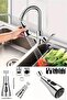 Metallic Faucet Head - 3 Functions