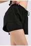 Women's Quick Dry Two Layered Leggings with Pocket Detail Sports Shorts