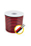 18AWG 10M 12V Red Black Hookup Wire 2 Pin Automotive Flat Cable LED Extension Wires For Doorbell LED - 4
