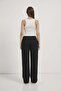 Open Collar Premium Bodysuit with Spliced Stones - 6