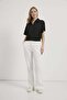 Collared Zippered Short Sleeve Premium Sweatshirt - 3