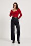 High Waist Palazzo Trousers - 2