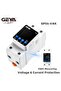 Voltage Current 2P 63A 220V GEYA Din Rail Adjustable Over Voltage Under Voltage Protection Device 40 - 5