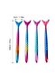 black 6 Mermaid Pens, Creative Design, Rich Colors, Sturdy Body, Smooth Writing, Suitable for Daily - 6