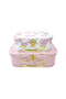 27x22x8.5cm pink flowers 2Pcs Suitcase Gift Box Vintage Flower Series Storage Box Cosmetics Statione - 7