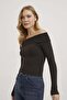 Armalife 2513 madonna collar soft flexible women's blouse - 2